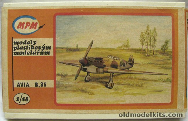 MPM 1/48 Avia B.35 (B-35), 4802 plastic model kit